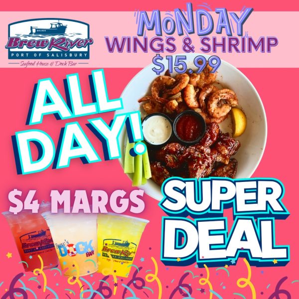 Monday Wings and Shrimp Special